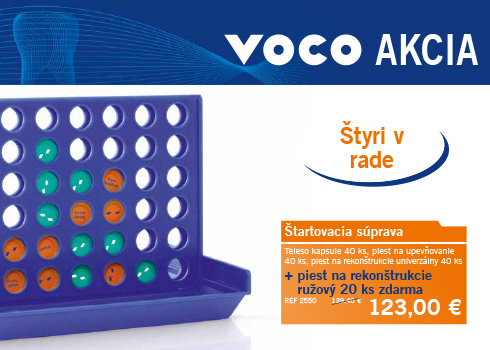 Jarné / letné akcie firmy VOCO pre Slovensko