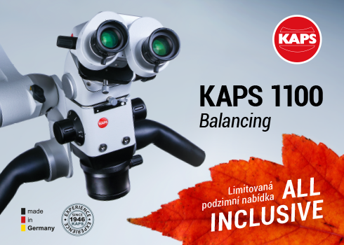 KAPS 1100 Balancing – Prémiový německý mikroskop nyní v akčním balíčku