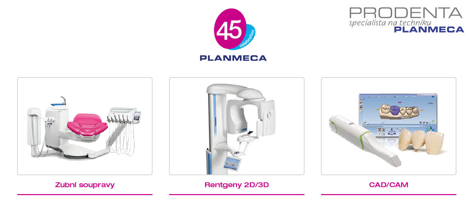 PLANMECA 45. výročí – SLEVA NA VŠECHNY PRODUKTY 