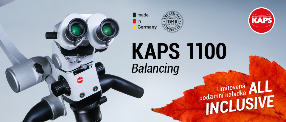 KAPS 1100 Balancing – Prémiový německý mikroskop nyní v akčním balíčku