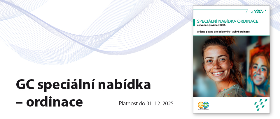 GC – speciální nabídka pro ordinace – Initial LiSi, G-aenial, G-CEM ONE ad.
