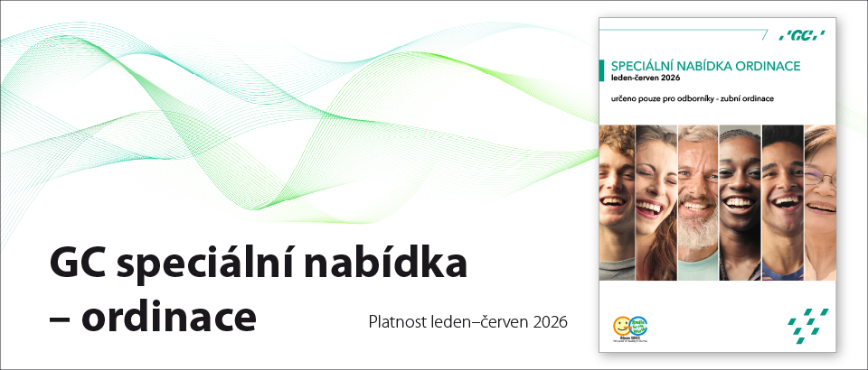 GC – speciální nabídka pro ordinace – G-aenial, G-CEM ONE, D-Light ad.
