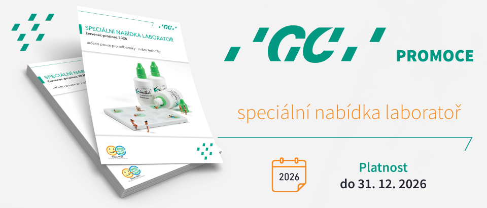 GC – speciální nabídka pro laboratoře – Zirconia Disk, Initial LiSi, Gradia ad.