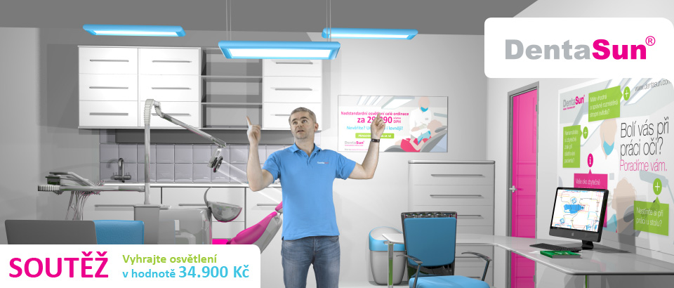 DentaSun – 10 % sleva na plnospektrální osvětlení celé ordinace a laboratoře