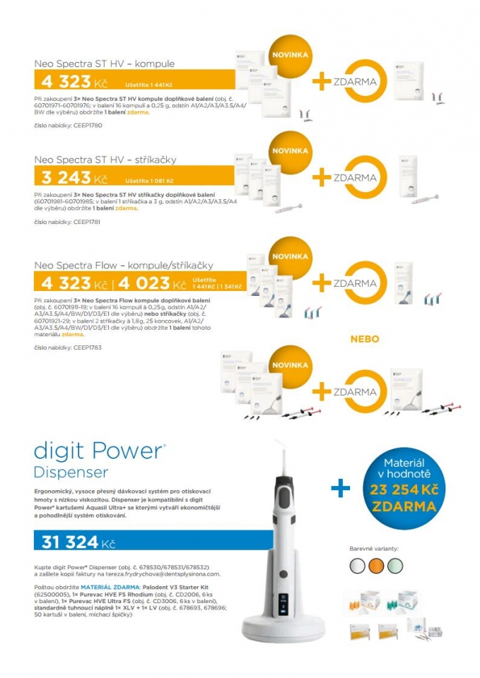 Speciální nabídky - Dentsply Sirona