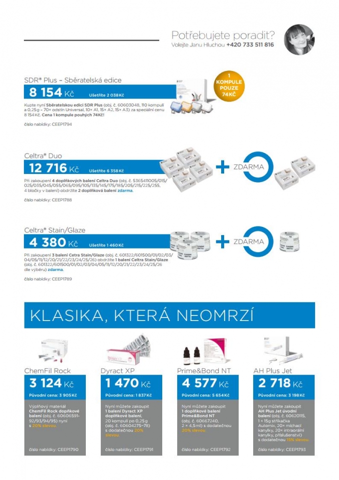 Speciální nabídky - Dentsply Sirona