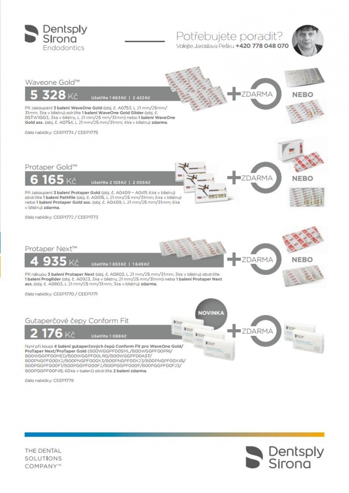 Speciální nabídky - Dentsply Sirona