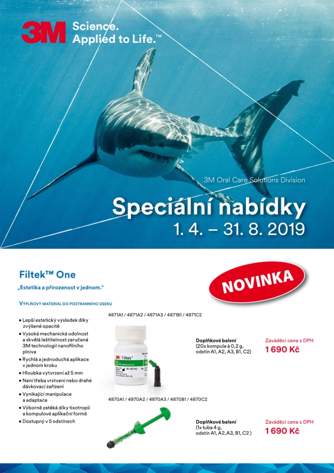 Speciální nabídky 1. 4. - 31. 8. 2019