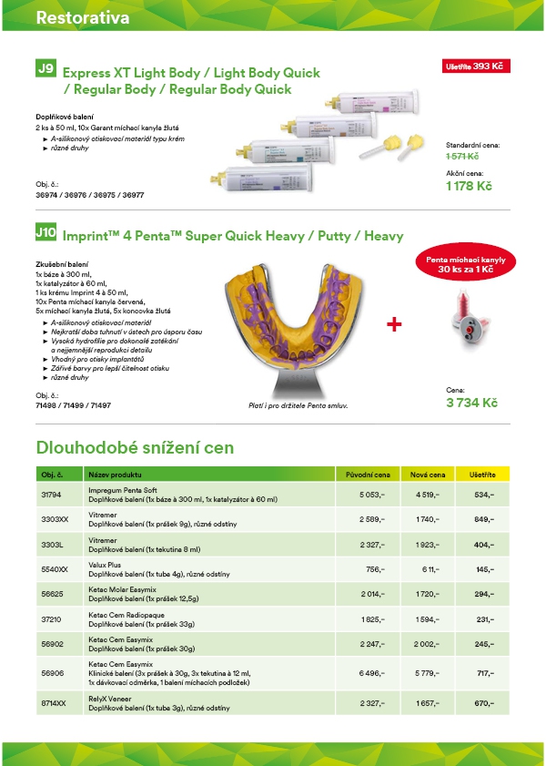 3M ESPE – Speciální nabídky pro jaro 2016