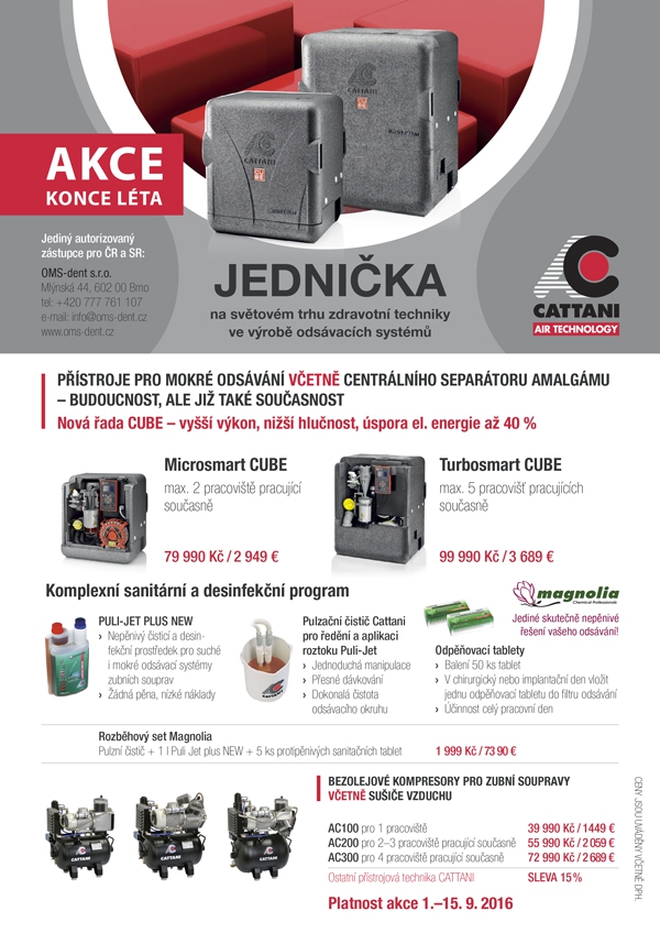 Cattani – AKCE konce léta