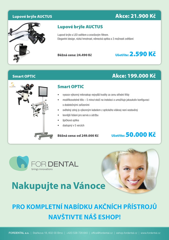 FORDENTAL – Nakupujte na Vánoce