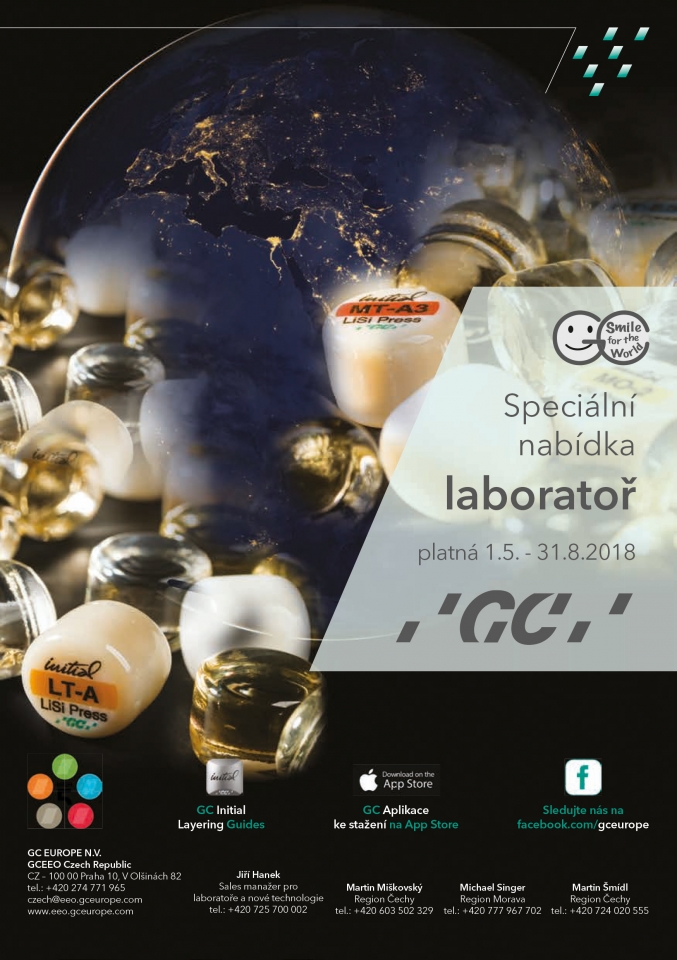 Speciální nabídka pro laboratoře od GC – léto 2018