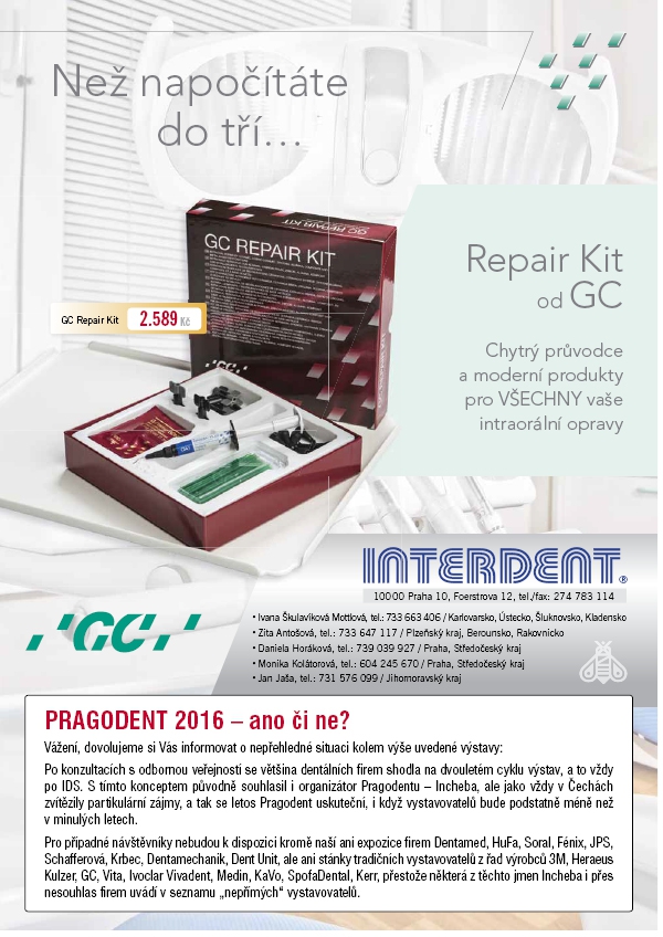 INTERDENT – INTERAKCE ORDINACE 2/2016