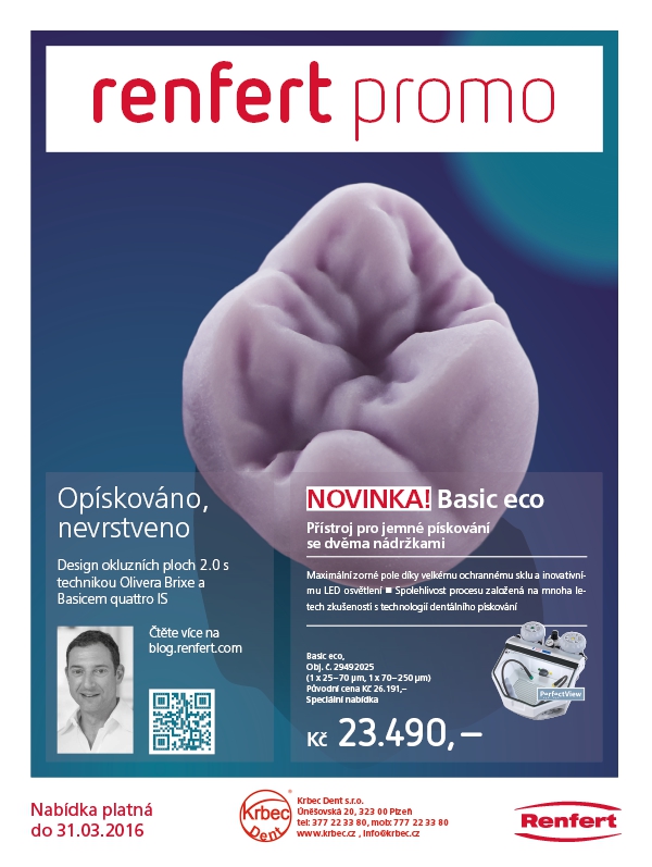 Akční nabídka produktů Renfert pro zubní laboratoř